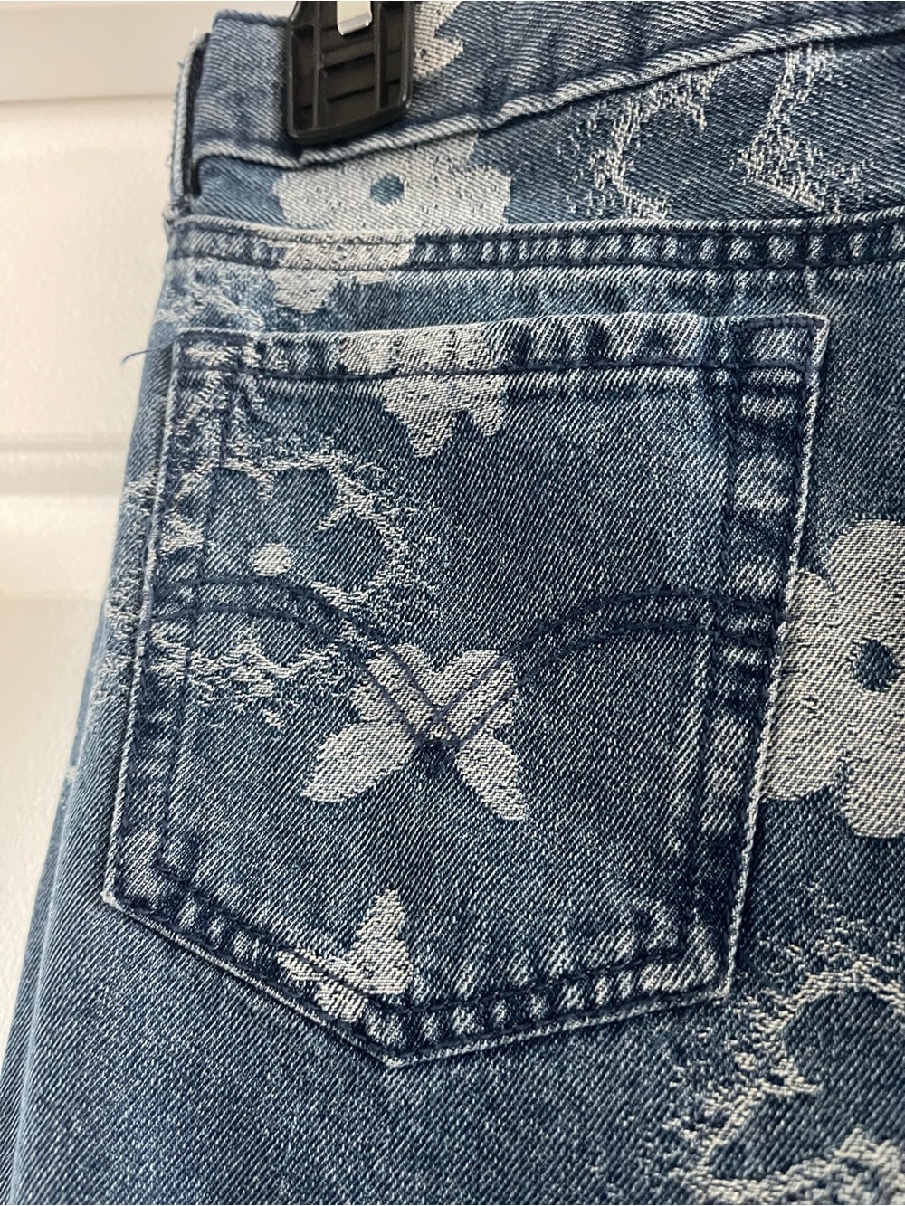 Levi’s Big Girls Butterfly Wide Leg jeans - Picture 6 of 12